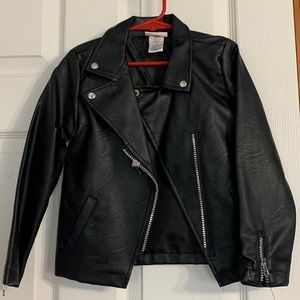 LEATHER JACKET (LITTLE GIRLS)